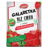 Erdbeerzuckerfreies Gelee ohne Gluten 14g CELIKO